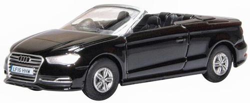Oxford Diecast 1:76 Audi S3 Cabriolet Black
