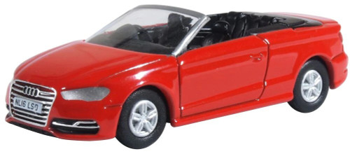 Oxford Diecast 1:76 Red Audi S3 Cabriolet
