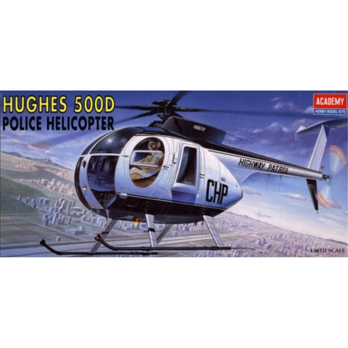 Academy 1:48 Hughes 500D Police Helicopter