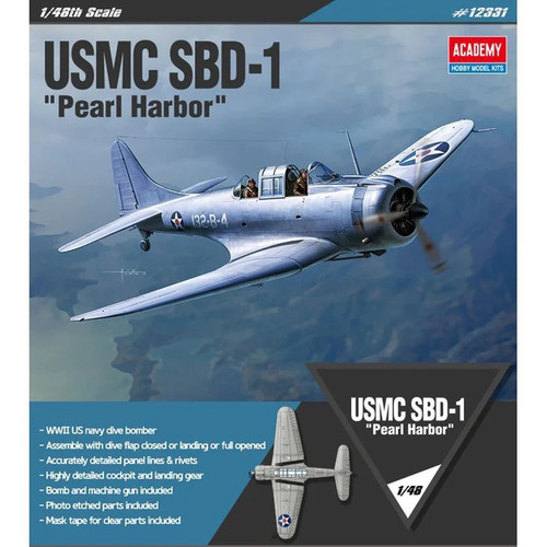 Academy 1:48 USMC SBD-1 "Pearl Harbour"