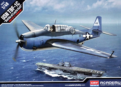 Academy 1:48 USN TBF-1C Avenger "Battel of Leyte Gulf"