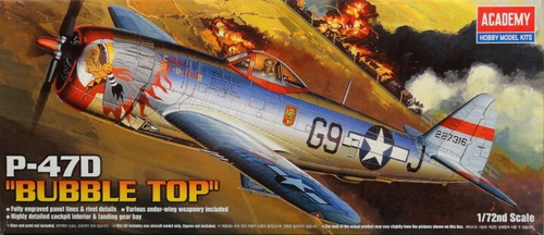 Academy 1:72 P-47D Thunderbolt Bubblet