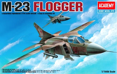 Academy 1:144 Mig-23 Flogger Fighter Aircraft