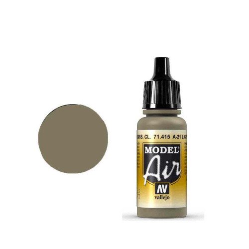 Vallejo Acrylic A-21 Light Grey Brown