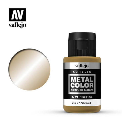 Vallejo Acrylic Metal Color Gold