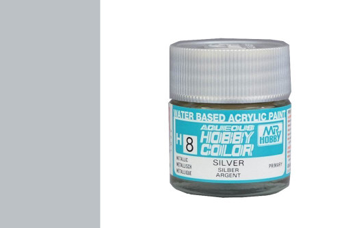 Mr Hobby Aqueous Silver Metallic