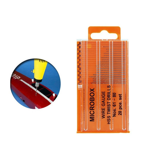 Vallejo Set of 20 Drill Bits, no.61-80