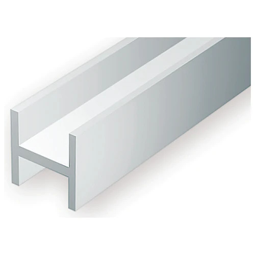 Evergreen Styrene 35cm H-Column 0.080" /  2mm (4 pcs)
