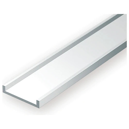 Evergreen Styrene 35cm Channel .080" / 2mm (4 pcs)