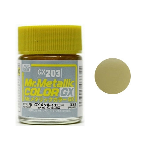 Mr Hobby Mr.Metallic GX Metal Yellow