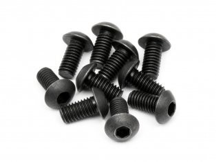 HPI Racing Button Head Screw M3x6mm (10)