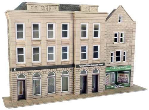 Metcalfe OO/HO Low Relief Bank/Shop