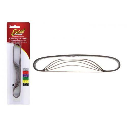 Excel Sanding Stick Belts #600 x5