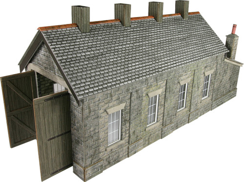 Metcalfe OO/HO Single Engine Shed Stone