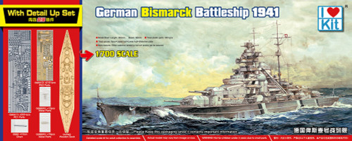 I Love Kit 1:700 German Bismark Battleshi