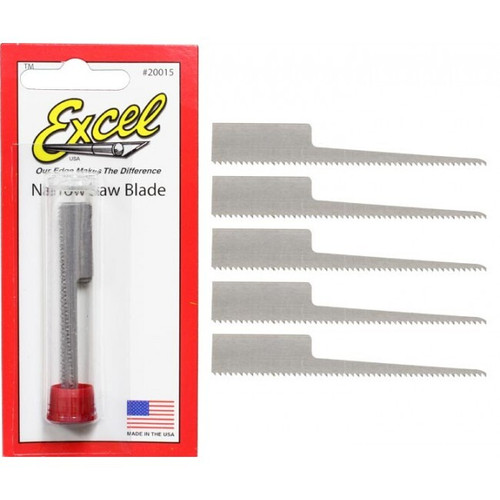 Excel #15 Narrow Saw Blades x5