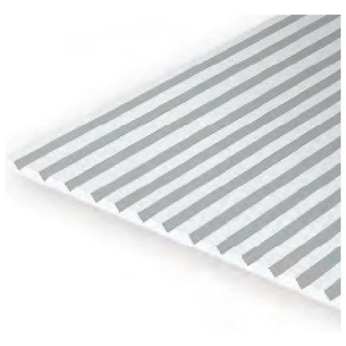 Evergreen Styrene 15 x 30cm V-Groove Siding 0.100 / 2.5mm Groove Spacing