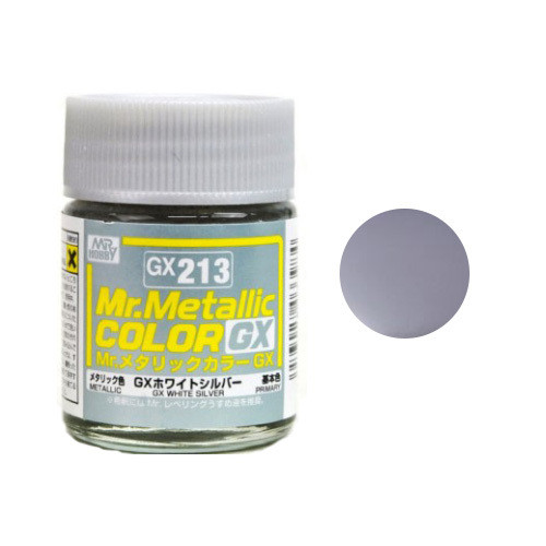 Mr Hobby Mr.Metallic GX White Silver