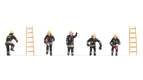 Noch HO Model Figures - Fire Brigade