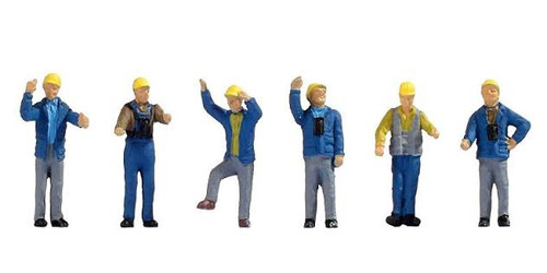 Noch HO Model Figures - Shunters Epoch III & IV