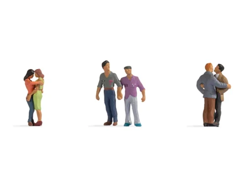 Noch HO Model Figures - Same-Sex Couples