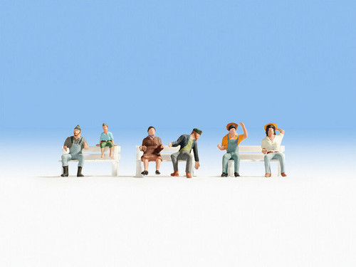 Noch HO Tractor Drivers w/o benches