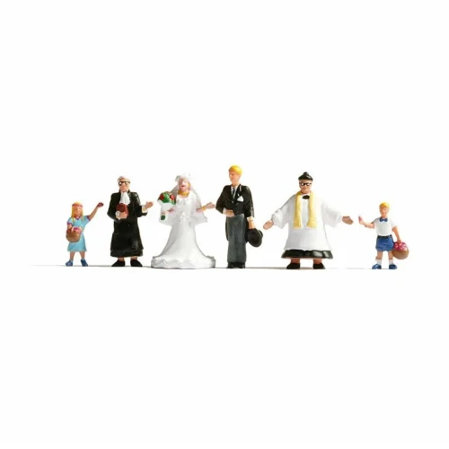 Noch HO Model Figures - Wedding