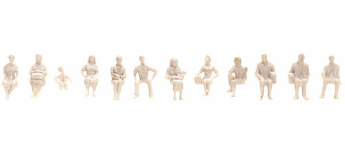 Noch 1:100 Sitting People Unpainted