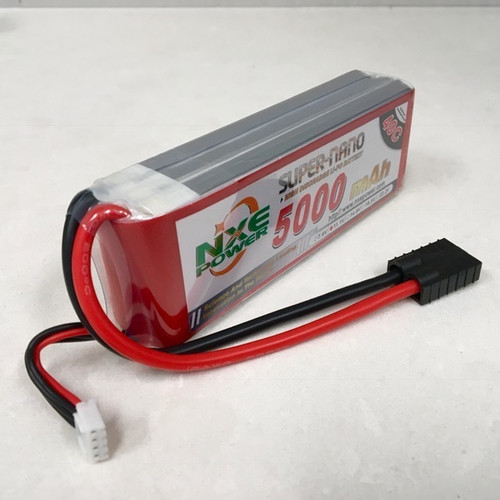 NXE 5000mAh 11.1v 3s 40C SC LiPo