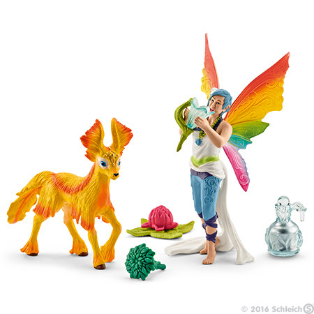 Schleich Rainbow Elf Dunya w/Foal