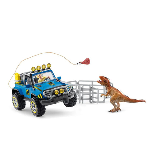 Schleich Off Road Vehicle+Dino Outpost
