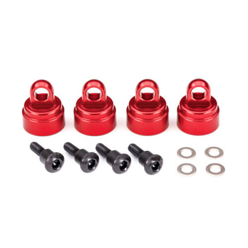 Traxxas Shocks Caps Alum (RED)