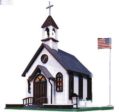 Life-Like HO Town Church