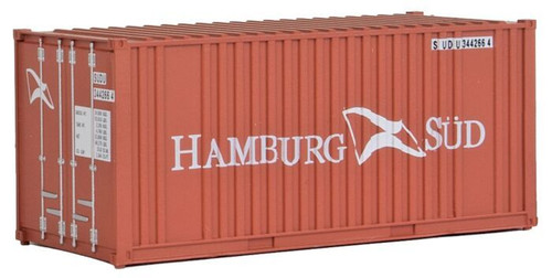 Walthers HO 20' Container Hamburg Sud