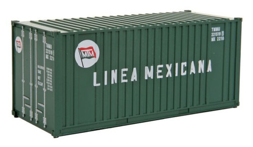 Walthers HO 20' Container Linea Mex