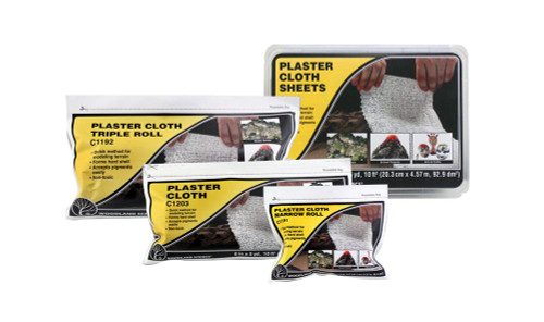 Woodland Scenics Plaster Cloth Triple Roll