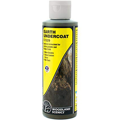Woodland Scenics Earth Undercoat 8oz/236ml