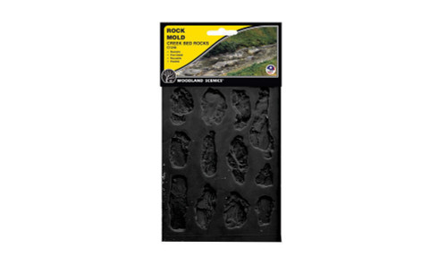 Woodland Scenics Rock Molds Creek Bed Rocks