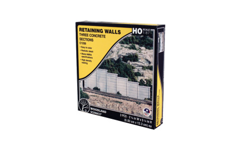 Woodland Scenics HO Retaining Walls Concrete