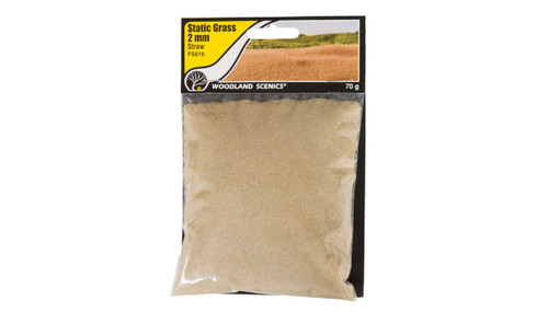 Woodland Scenics Static Grass Straw 2mm