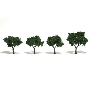 Woodland Scenics Trees Medium Green 2"-3"