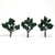 Woodland Scenics Trees Dark Green 4"-5"