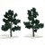 Woodland Scenics Trees Dark Green 6"-7"