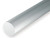 Evergreen Polystyrene White Rod 1.6 OD x 350mm (8 pcs)