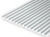 Evergreen Polystyrene White V-Groove Siding 0.5mm Thick Sheet 15 x 30cm with 1.0mm Groove Spacing (1 pc)
