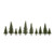 Noch Fir Trees 5-14cm 10pcs w/pin