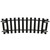 Hornby OO Half Curve 2nd Radius