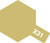 Tamiya Acrylic Paint Mini X-31 Titanium Gold