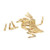 E-Flite Gold Bullet Conn Male 2mm (30)