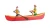 Noch N Model Figures - Canoe